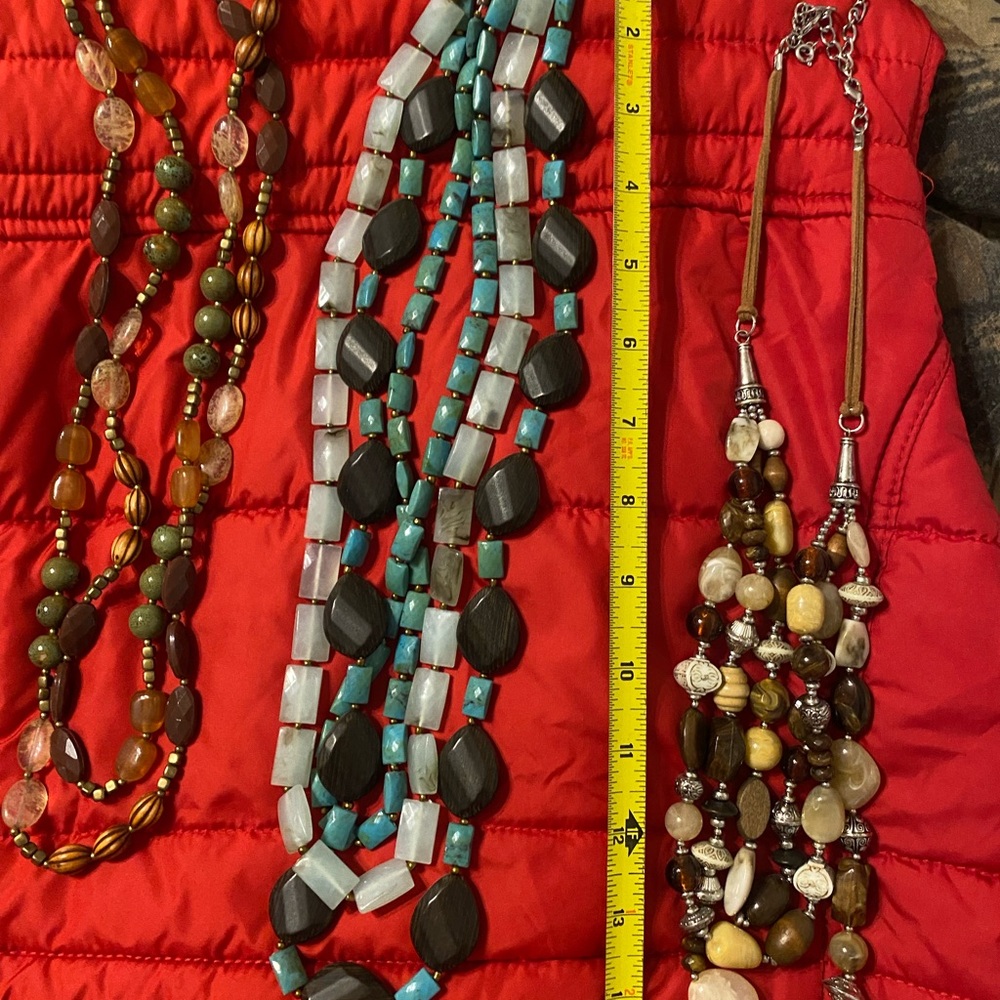 Multicolor Beaded Necklace Set
